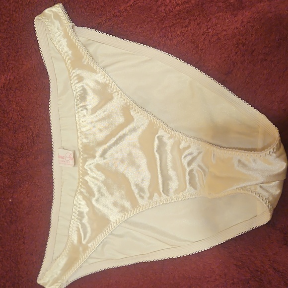 Silky Cream Bikini Panties - Picture 4 of 6
